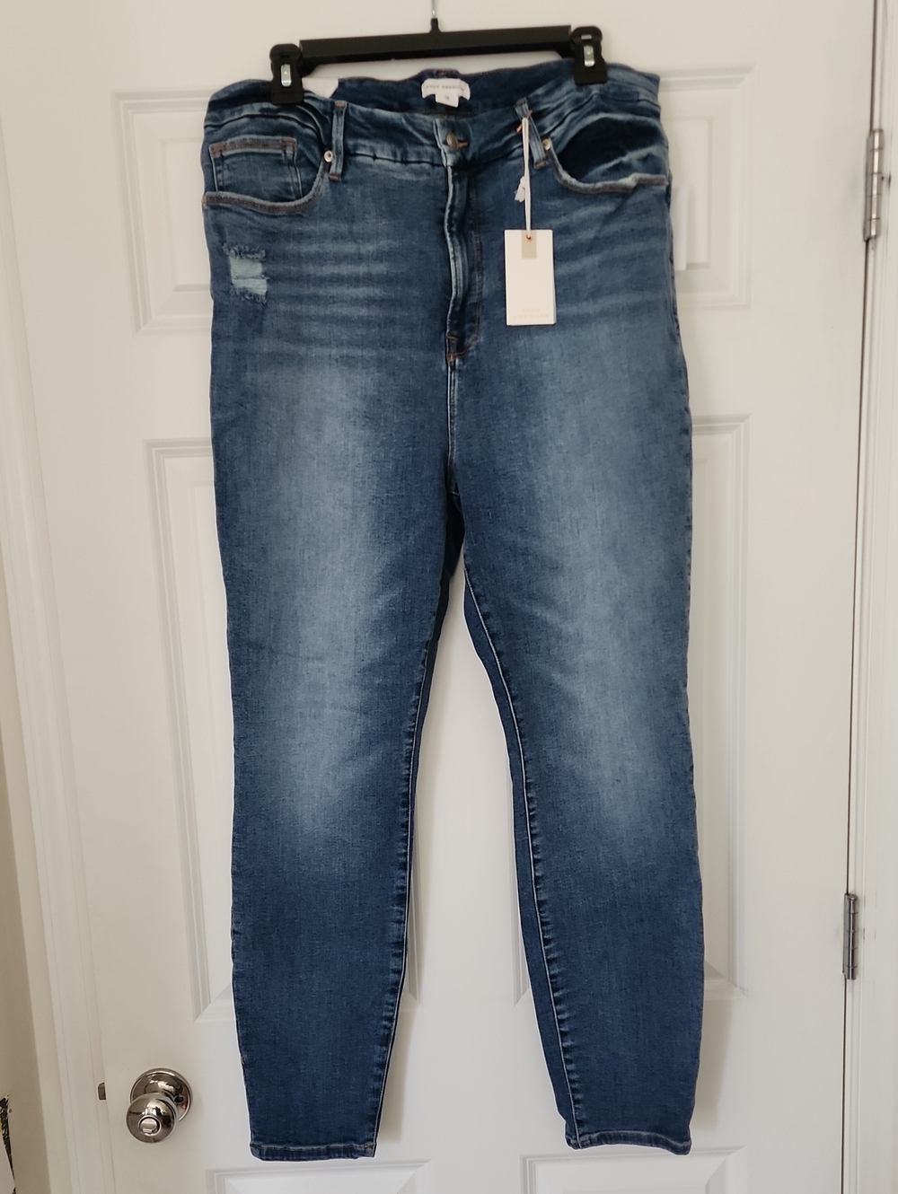 Good American Good Waist High-Rise Skinny Jeans